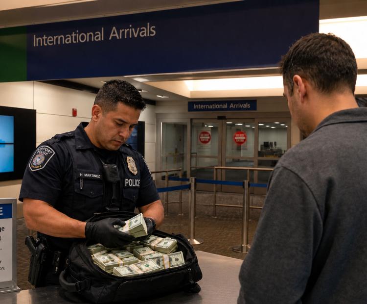 Airport Cash Seizures at DTW Detroit Metro Airport